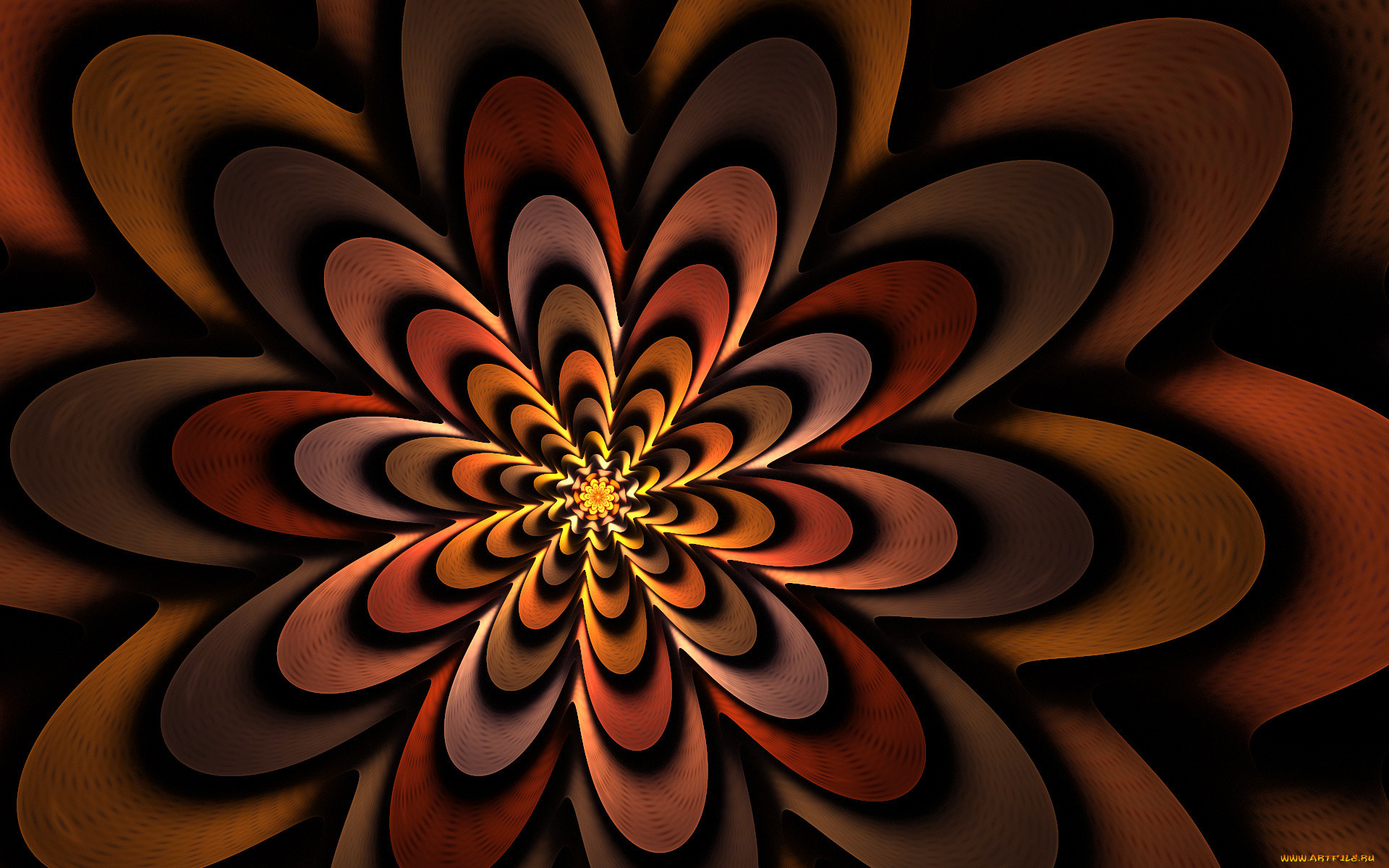 Абстракция в коричневом цвете